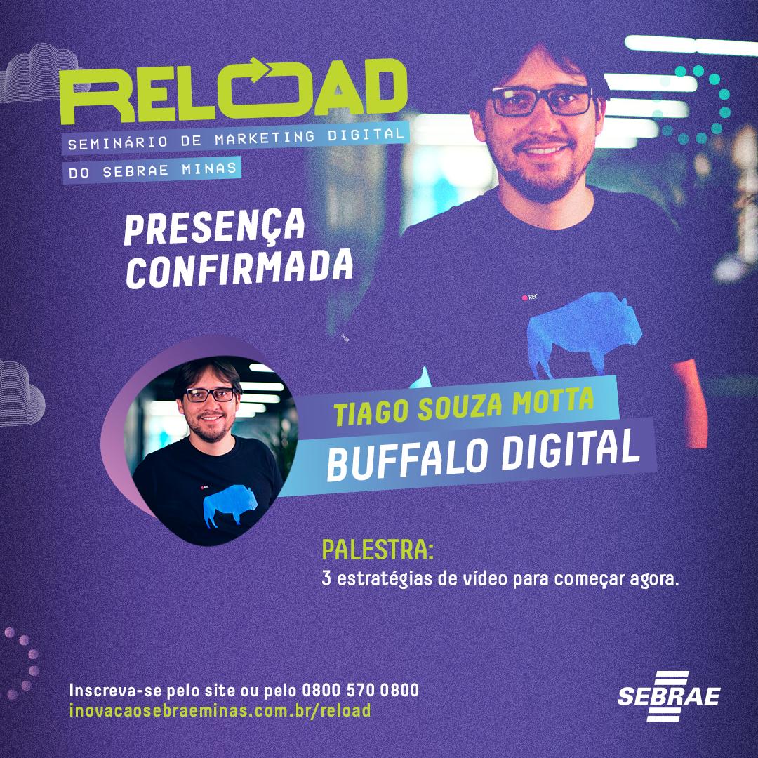 buffalonaweb's tweet photo. O Reload está chegando e a Buffalo estará presente com palestra do nosso Diretor de Conteúdo, Tiago Motta, e oficinas da nossa Planner, Anie Karenina! Retire seu ingresso com o código BUFFALO10 e receba 10% de desconto. https://t.co/whSLj4RbZW
#BuffaloDigital #ReloadnaEstrada https://t.co/LcanS2xhl8
