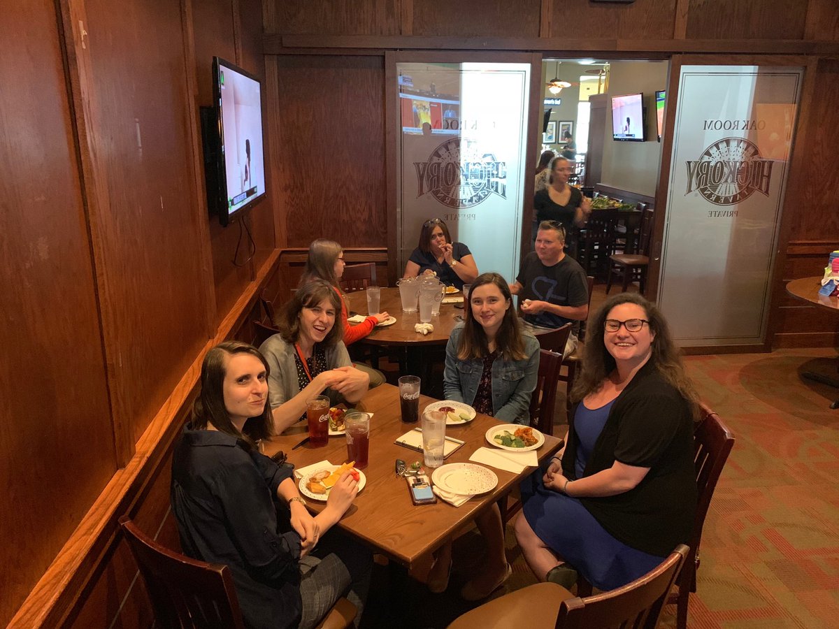 briantysonk12's tweet photo. @chccs BT’s enjoying fellowship at the annual EOY social. Haleigh Reddick said it best, “new teachers are thriving, not surviving.” ⁦@chccshr⁩ #chccsinspire https://t.co/lzAWY4jwm3