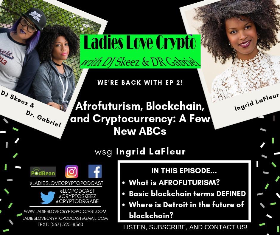 djskeez313's tweet photo. Ep2 w/ @ingridlafleur brings Afrofuturism to the podcast @LLCPodcast ____________________________
booty, jit, electro mix by #DJSkeez at 51:00mins _____________________________
iTunes - https://t.co/kdbLBafDMk
_____________________________
Spotify - https://t.co/Zg7iIEEaM8 https://t.co/hDmFQtgYcg
