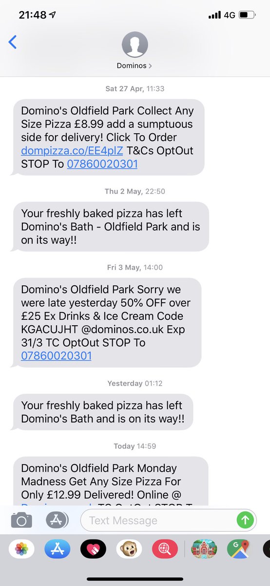 benpond1303's tweet photo. @dominos I had a delivery that was late a couple of weeks ago but was sent a code that expired at the end of March? Bit off isn’t it... https://t.co/eqxAf707dL