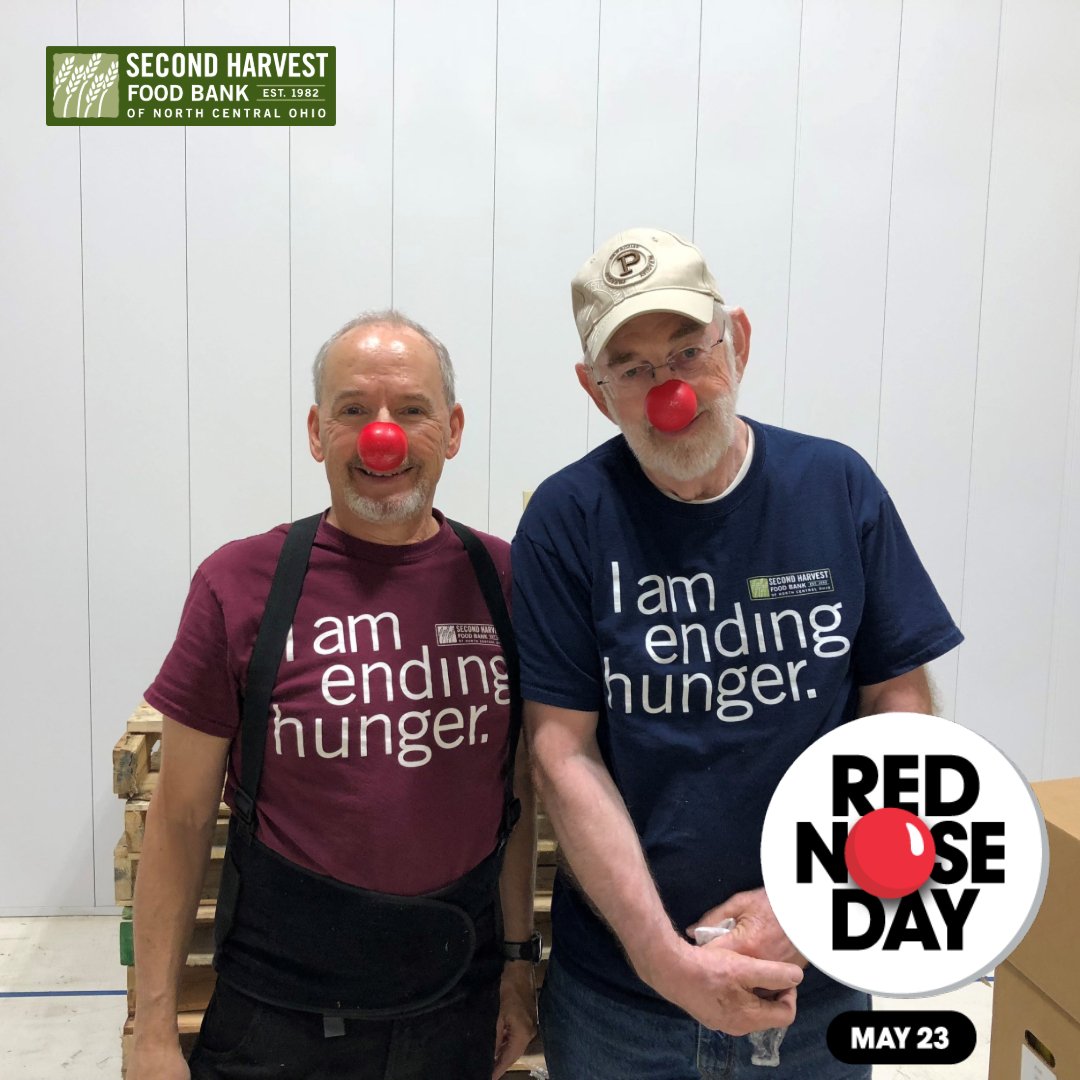 SecondHarvestOH's tweet photo. Get ready, #RedNoseDay returns this Thursday, May 23rd. Learn how to get involved at https://t.co/8Du9xyDlIp 
#NosesOn #MoreFoodLessHunger https://t.co/YTPZlmkXiC