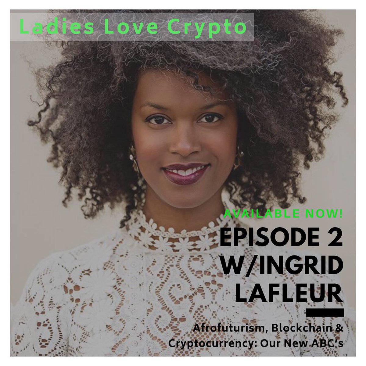 cryptoskeez's tweet photo. Ep2 w/ @ingridlafleur brings Afrofuturism to the podcast @LLCPodcast ____________________________
booty, jit, electro mix by #DJSkeez at 51:00mins _____________________________
iTunes - https://t.co/6b0URi2XVe…
_____________________________
Spotify - https://t.co/q17m05dvxj… https://t.co/IuACvNhZl1