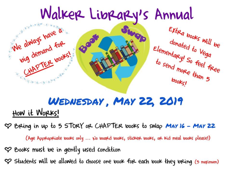 Library Book Swap Wednesday! #walelm