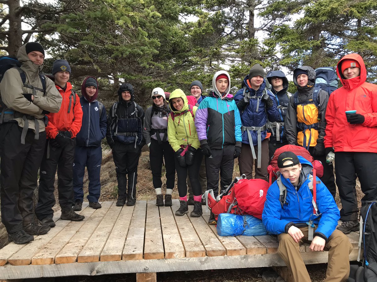 Congratulations to these amazing hikers <a href="/StBonaventures/">St. Bon's 🇨🇦</a> who braved the NL elements to complete their Bronze and Silver Qualifying Hikes <a href="/dukeofednl/">The Duke of Ed NL</a>. You Rock!!