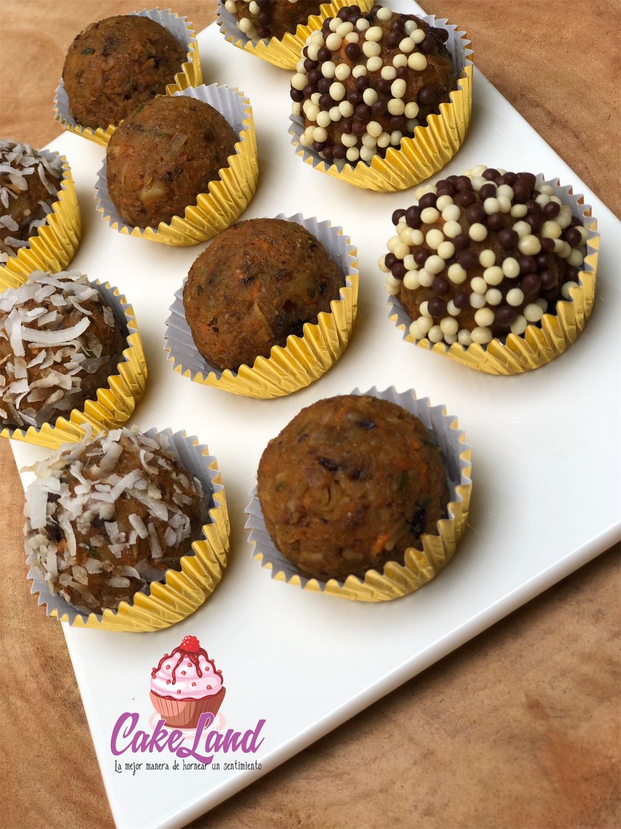 CakelandCol's tweet photo. Bolitas Carrot Cake saludables, una receta cortesía de la muy querida Vivi de #petit_dolce. Simplemente deliciosas, muchas gracias por compartir.
#cakeballs #cakes #carrotcake #healthyandyummy #cakeland https://t.co/SzhdyM4Qdl