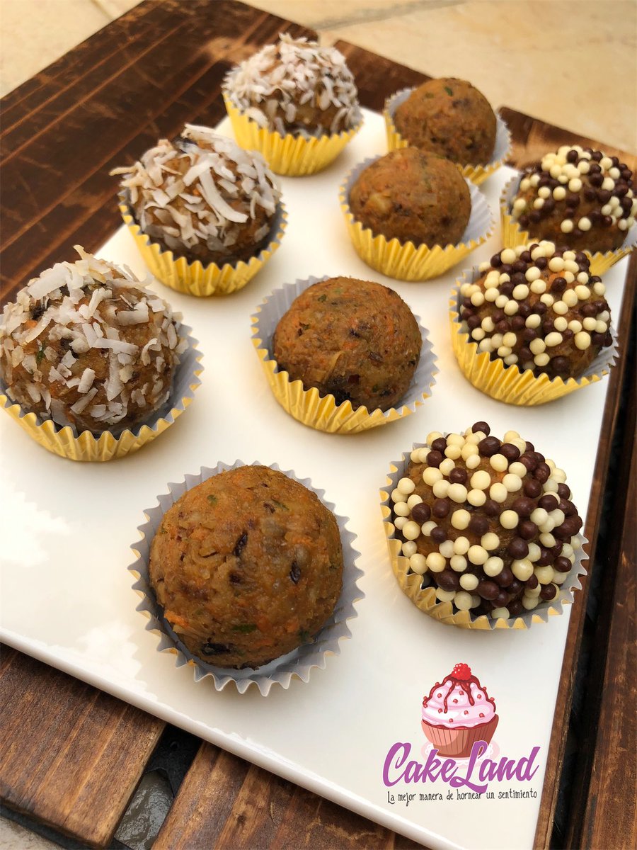 CakelandCol's tweet photo. Bolitas Carrot Cake saludables, una receta cortesía de la muy querida Vivi de #petit_dolce. Simplemente deliciosas, muchas gracias por compartir.
#cakeballs #cakes #carrotcake #healthyandyummy #cakeland https://t.co/SzhdyM4Qdl