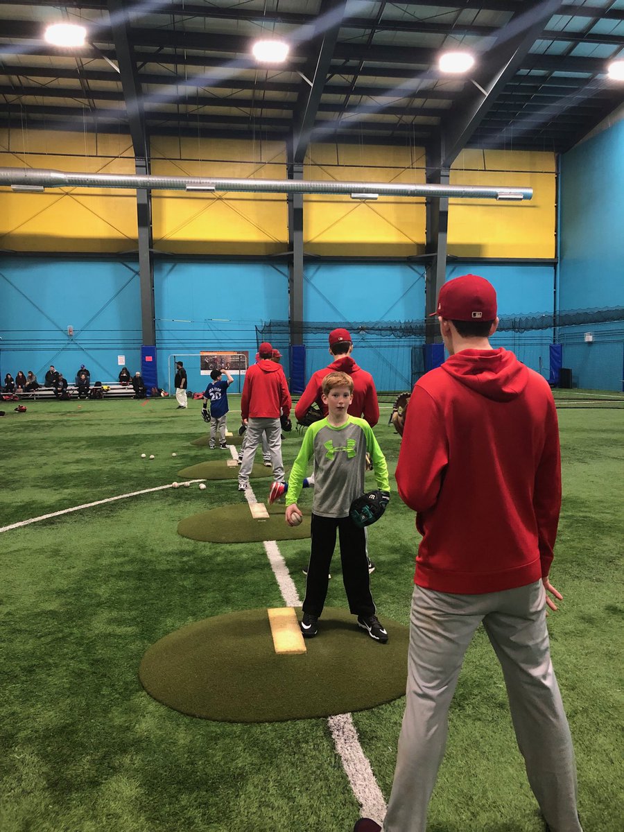 MarkHealyNL's tweet photo. Back at the @TechniplexNL for @baseballstjohns #SpringTraining2019 Session 2 @BaseballNL @sportnl https://t.co/aItim9RRuV