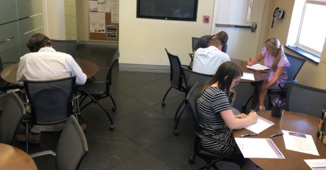 TMXCompanies's tweet photo. As a salute to our troops, we teamed up with @OpGratitude to write letters of appreciation to our military and veterans. Check out some of our team members thanking our heroes for their service! #TMXProjectSERV #MilitaryAppreciationMonth  🇺🇸 https://t.co/KTUtJQL0H1