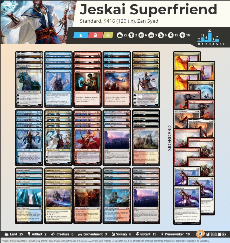 Zan Syed En Twitter Here Is My Standard Jeskai Superfriends List That Won The Open This Weekend Sb Guide Is Available In The Teamlotusbox Discord Which You Can Join By Becoming A