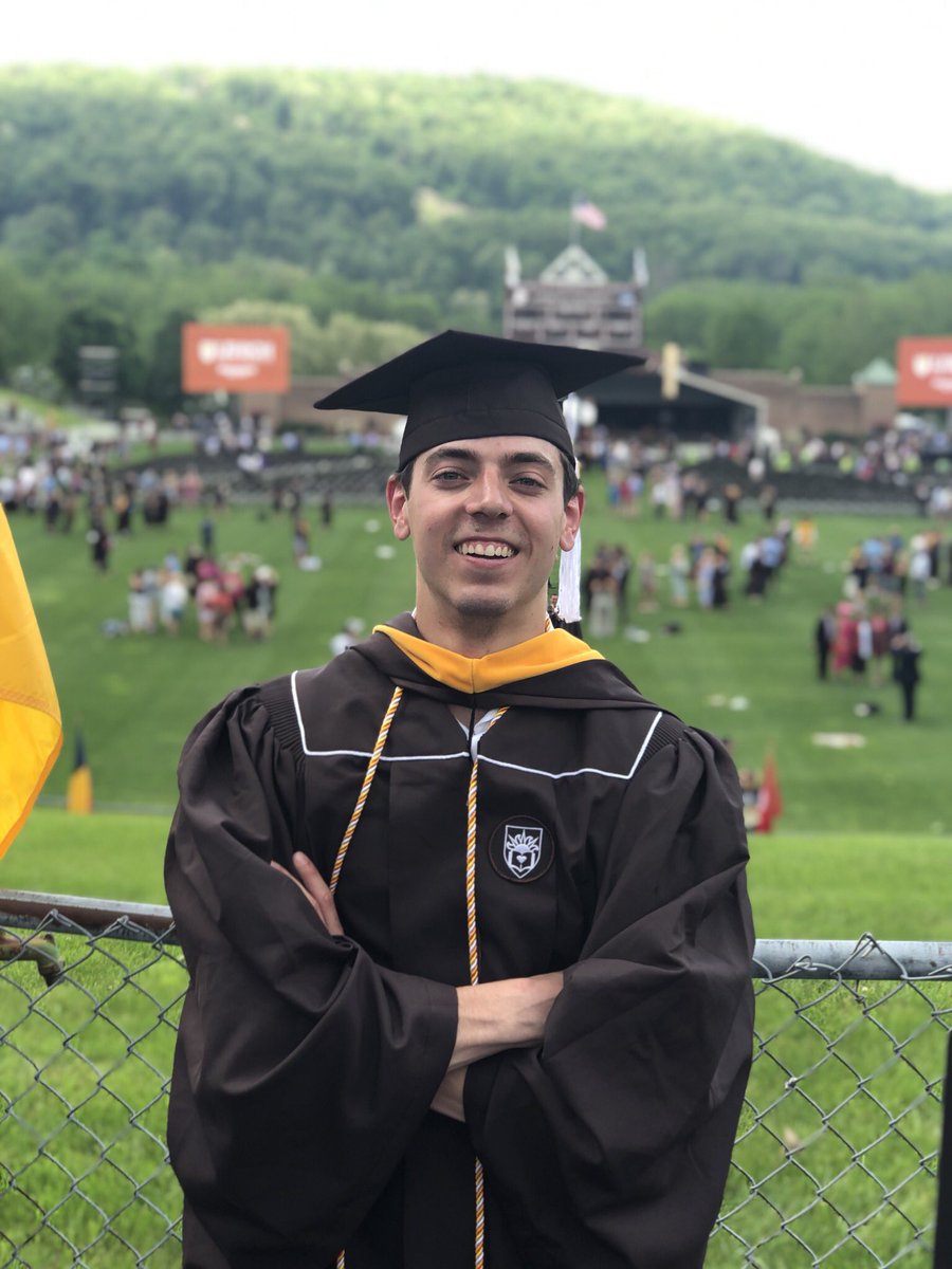 TomRicca's tweet photo. Congratulations to my son Michael. Double major and a minor with honors. Very proud of you. Love ya! https://t.co/qy5NW28W27