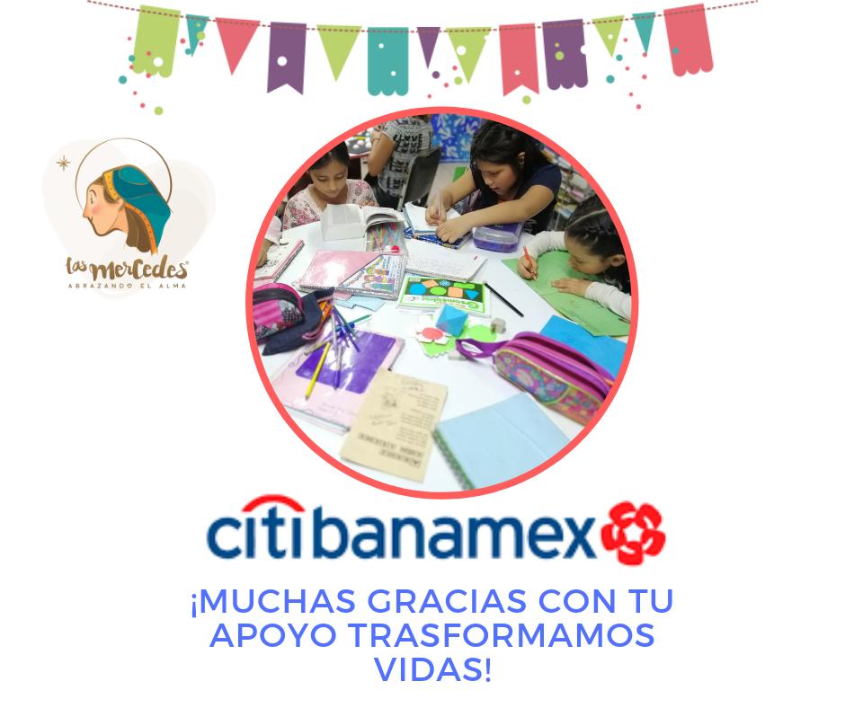 CasaMercedesIAP's tweet photo. Muchas Gracias a Citybanamex Compromiso Social y a la Fundación Alfredo Harp Helú por su apoyo para trasformar vidas. ✍️📖🙂

#CasadelasMercedesIAP
#AbrazandoelAlma
#FundaciónAlfredoHarpHelú
#Citybanamex
#MuchasGracias https://t.co/WsMWJDM1b7