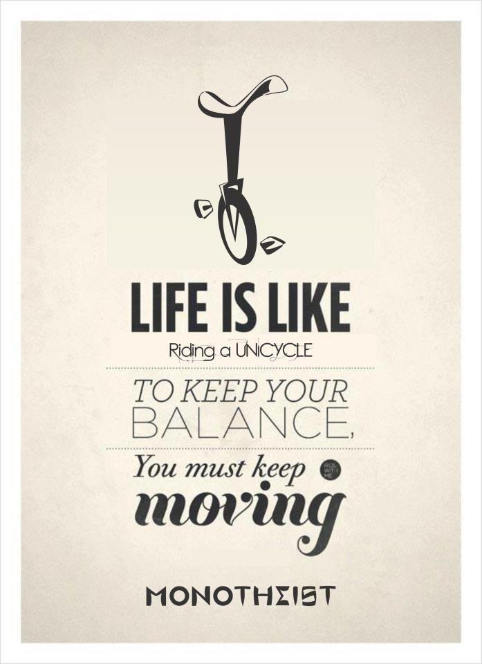Some #MondayMotivation - hard as it is at times, you have to keep moving 😊