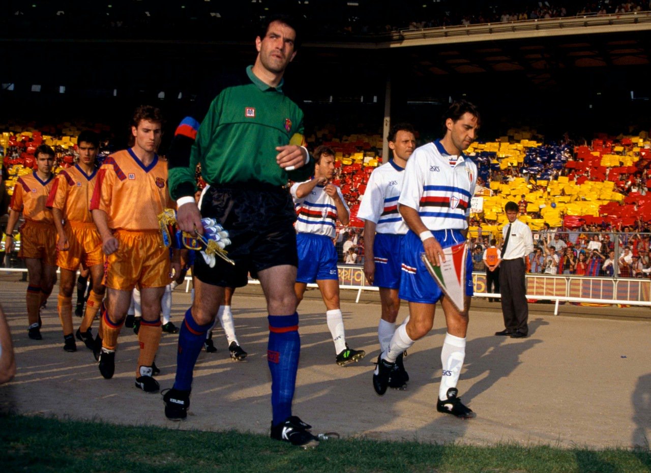 Sampdoria English on Twitter: "Our proudest moment, and also our saddest.  1992 European Cup final, #Wembley. https://t.co/UyaEameua6" / Twitter