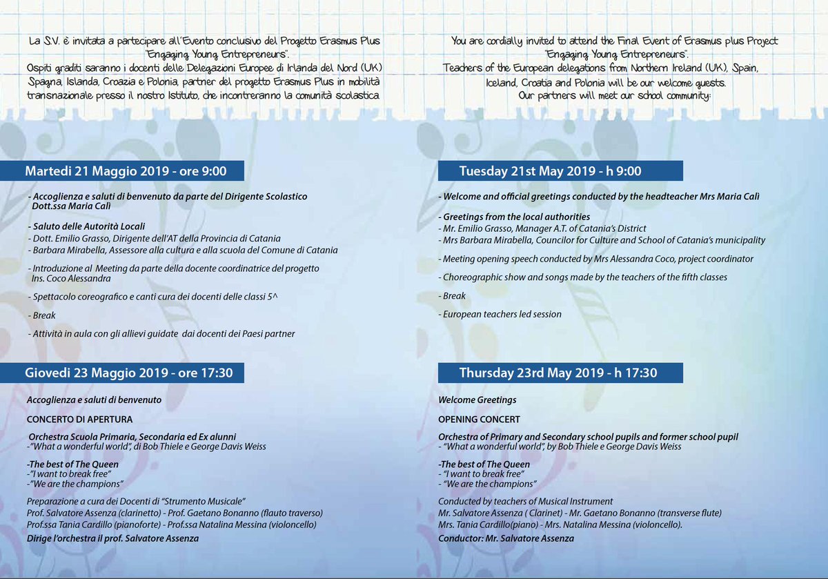 Domani si comincia!!!