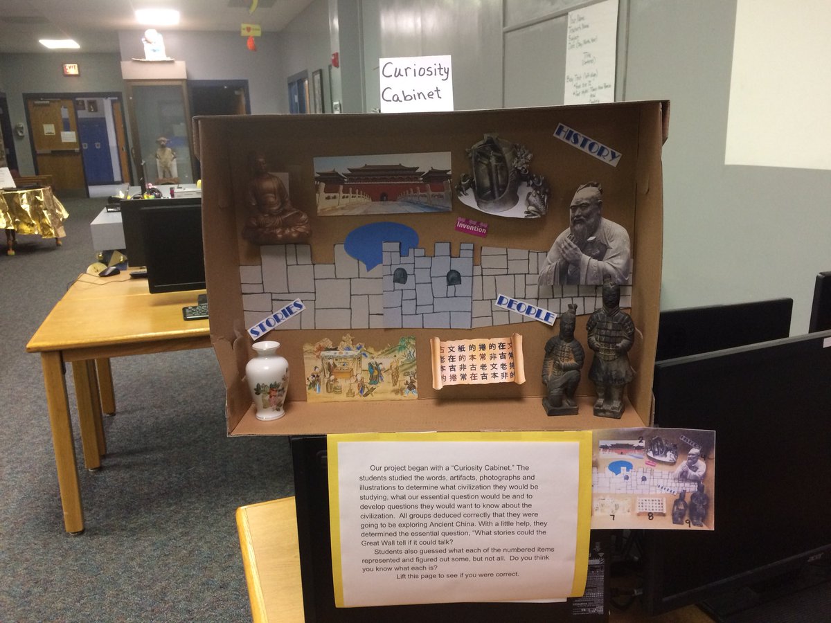 SandyGurss's tweet photo. Wonderful job on your Ancient China Museum exhibit 6th grade! Thank you to all who came to see our exhibit.@USD449 #PRMSrams https://t.co/vptpLk5PuI