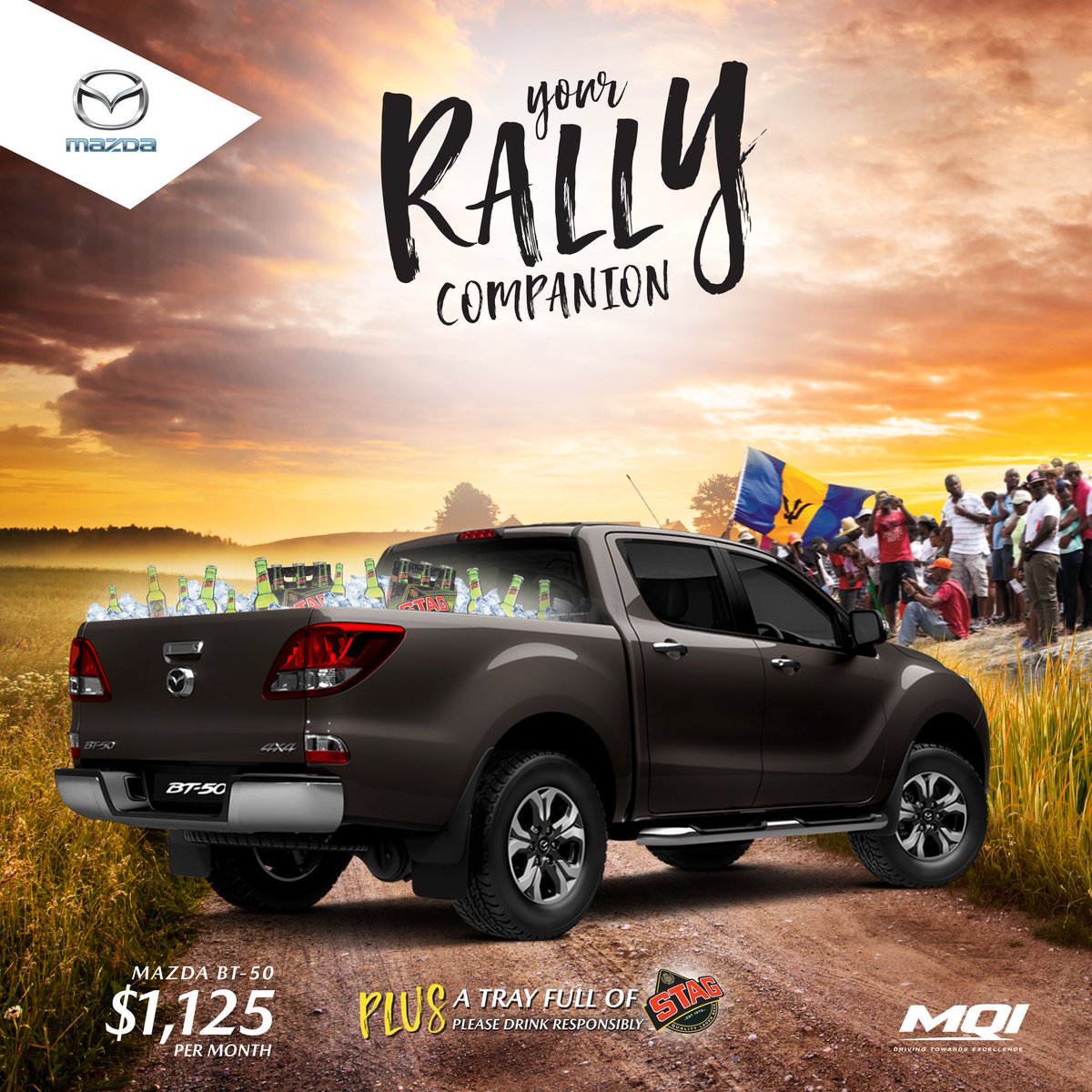 3 year or 100,000 km warranty
*Offers only available when financed with Consolidated Finance!

CALL US TODAY FOR A TEST-DRIVE! 467-2550 
mqi.bb