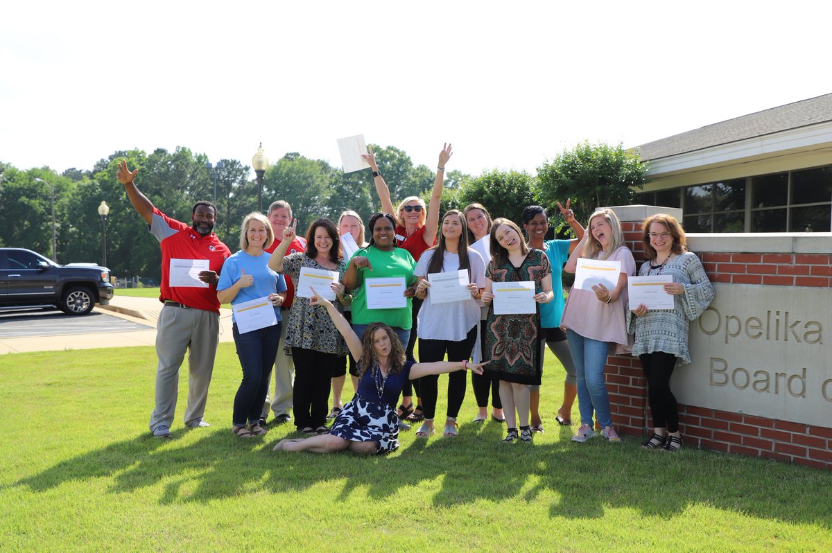 sbroyster's tweet image. Congrats to @opelikaschools newest Google Certified Educators. They have spent the last 12 weeks strengthening their teaching skills when it comes to using technology in the classroom. I have thoroughly enjoyed working with them and am very proud of their work.  #OpelikaEdTech