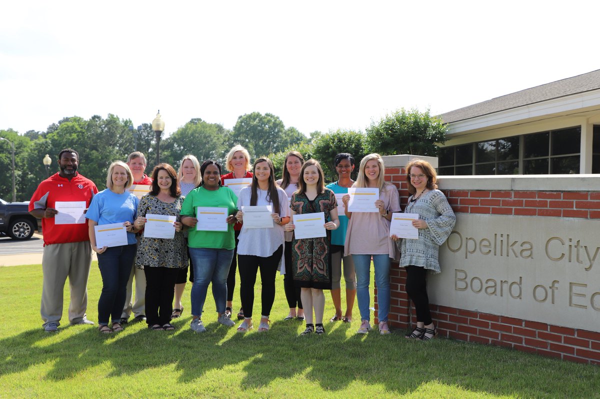 sbroyster's tweet image. Congrats to @opelikaschools newest Google Certified Educators. They have spent the last 12 weeks strengthening their teaching skills when it comes to using technology in the classroom. I have thoroughly enjoyed working with them and am very proud of their work.  #OpelikaEdTech