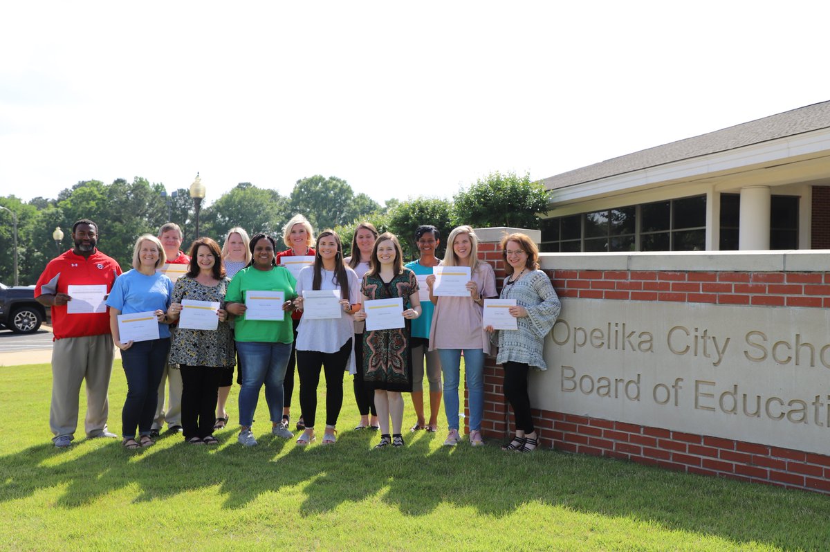 sbroyster's tweet image. Congrats to @opelikaschools newest Google Certified Educators. They have spent the last 12 weeks strengthening their teaching skills when it comes to using technology in the classroom. I have thoroughly enjoyed working with them and am very proud of their work.  #OpelikaEdTech