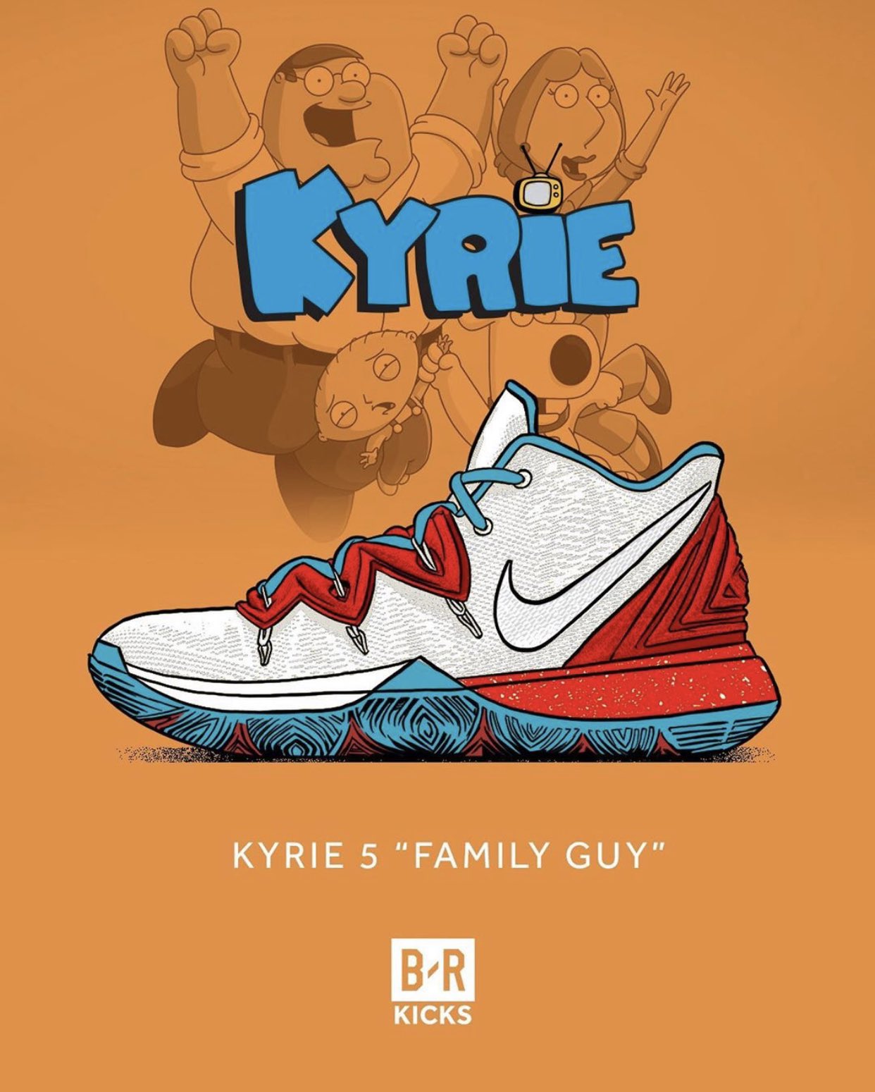 kyrie 5 family guy
