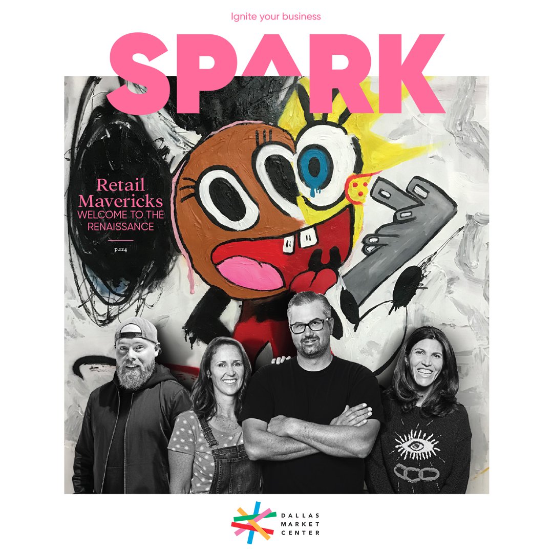 DallasMarket's tweet photo. Introducing Issue No. 2 of Spark Magazine by Dallas Market Center, your source of inspiration this summer and beyond! We're honored to present our cover stars, The Retail Game Changers. Click to read their stories of innovation and business success: https://t.co/iyVZVSdnTf https://t.co/1Iq4l3hhTH