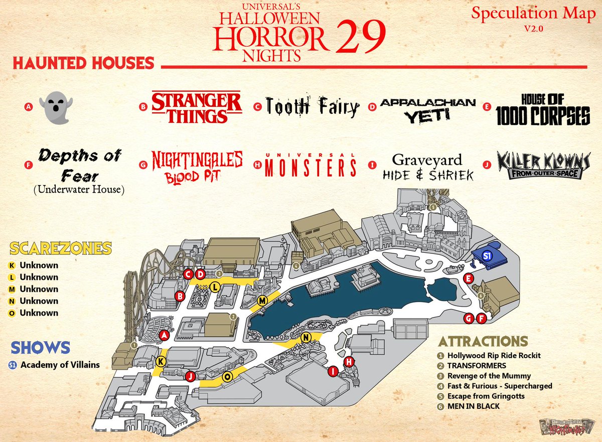 HNNightmares's tweet photo. ICYMI: #HHN29 Speculation Map! Featuring "Depths of Fear"! 🌊👹 https://t.co/o4gqkNZZ4E