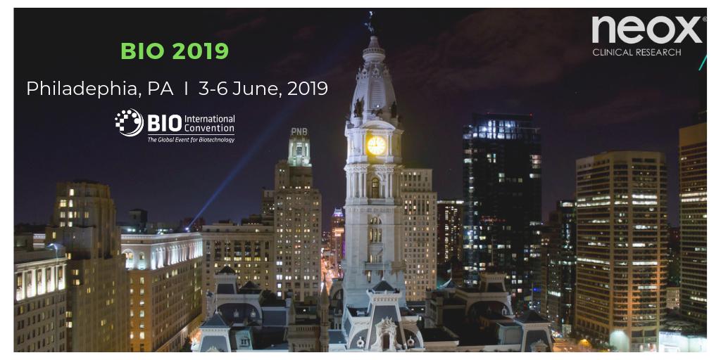 NeoxCRO's tweet photo. @NeoxCRO is attending the #BIOConvention on 3-6 June in Philadelphia. Our colleagues Mary and Barbora will be happy to meet you there. For more info write us on: info@neoxcro.com.

#BIO2019 #ClinicalTrials #CRO #TrialsInEurope #TrialsInUSA https://t.co/8htDQyrSP8