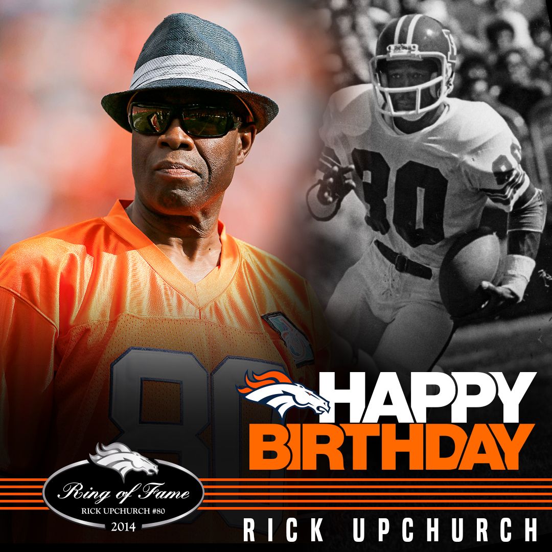 Happy birthday to returner Rick Upchurch!

to join us in wishing him a good one. 