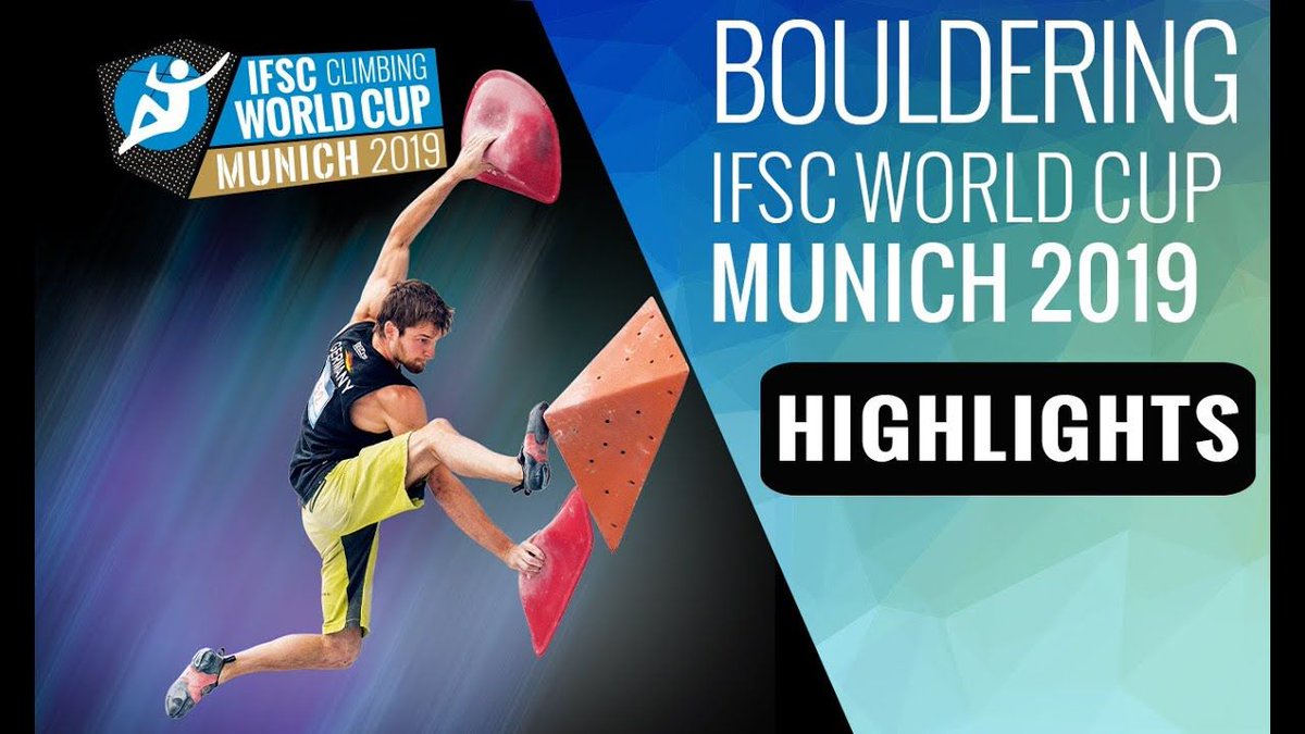 Highlights from the 5th Bouldering World Cup of 2019 youtube.com/watch?v=6yiDqr…