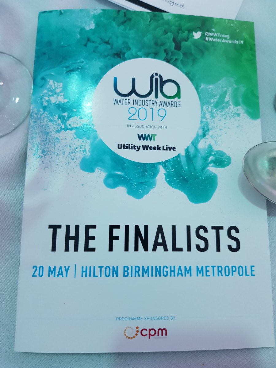 CompassInfo's tweet photo. Well done to @WWTmag on the #WaterAwards19 this evening. Thanks to @unitedutilities @apadmi & @Microsoft for their company. Finalists we remain, with #CompassBIO going from strength to strength.
Thanks to our key users @stwater @DwrCymru @SouthernWater. https://t.co/tiOmhRiszC