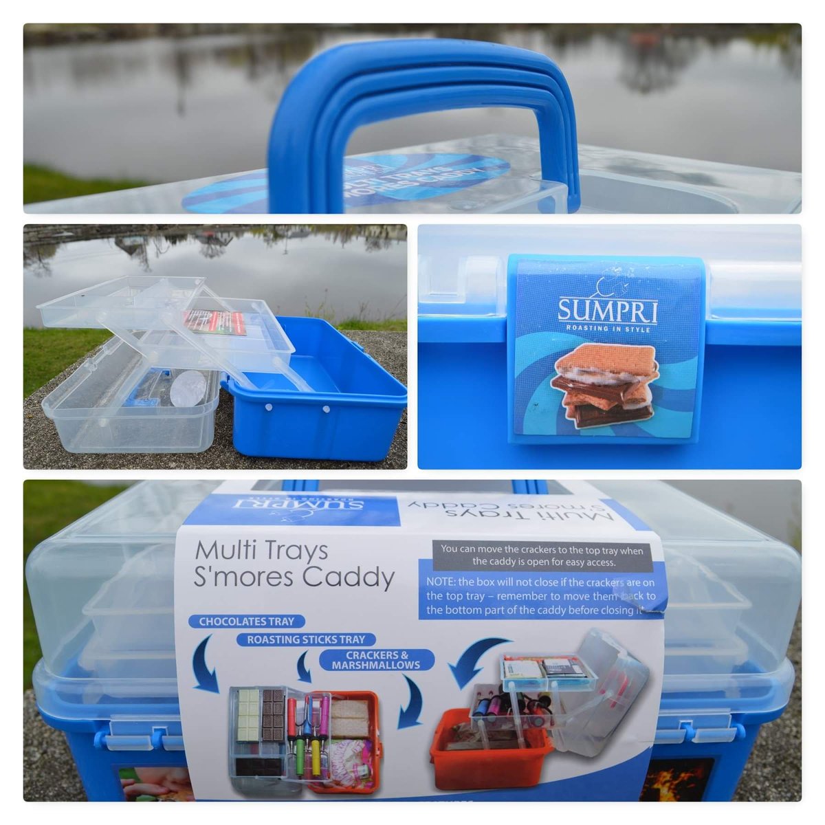 rosesreviews's tweet photo. Sumpri Multi-Tray S'mores Caddy.
Purchase Yours:
https://t.co/3sApu00PKE
#sumpri #smores #smorescaddy #camping #outdoors #firepit #marshmallow #marshmallowforks #hersheys #grahamcrackers #marshmallowsticks #smoresbox #makingsmores https://t.co/St3Qxjwcsn