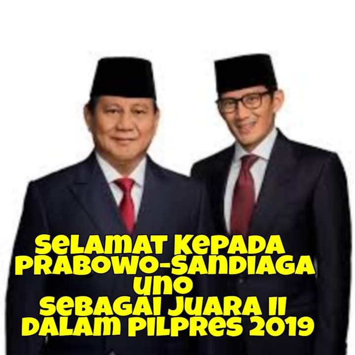LegowoSubianto's tweet photo. Selamat Bapak @prabowo @sandiuno . Kita balas kekalahan beruntun dari pak @jokowi di Pilpres 2024! https://t.co/8iDoAhbuk9