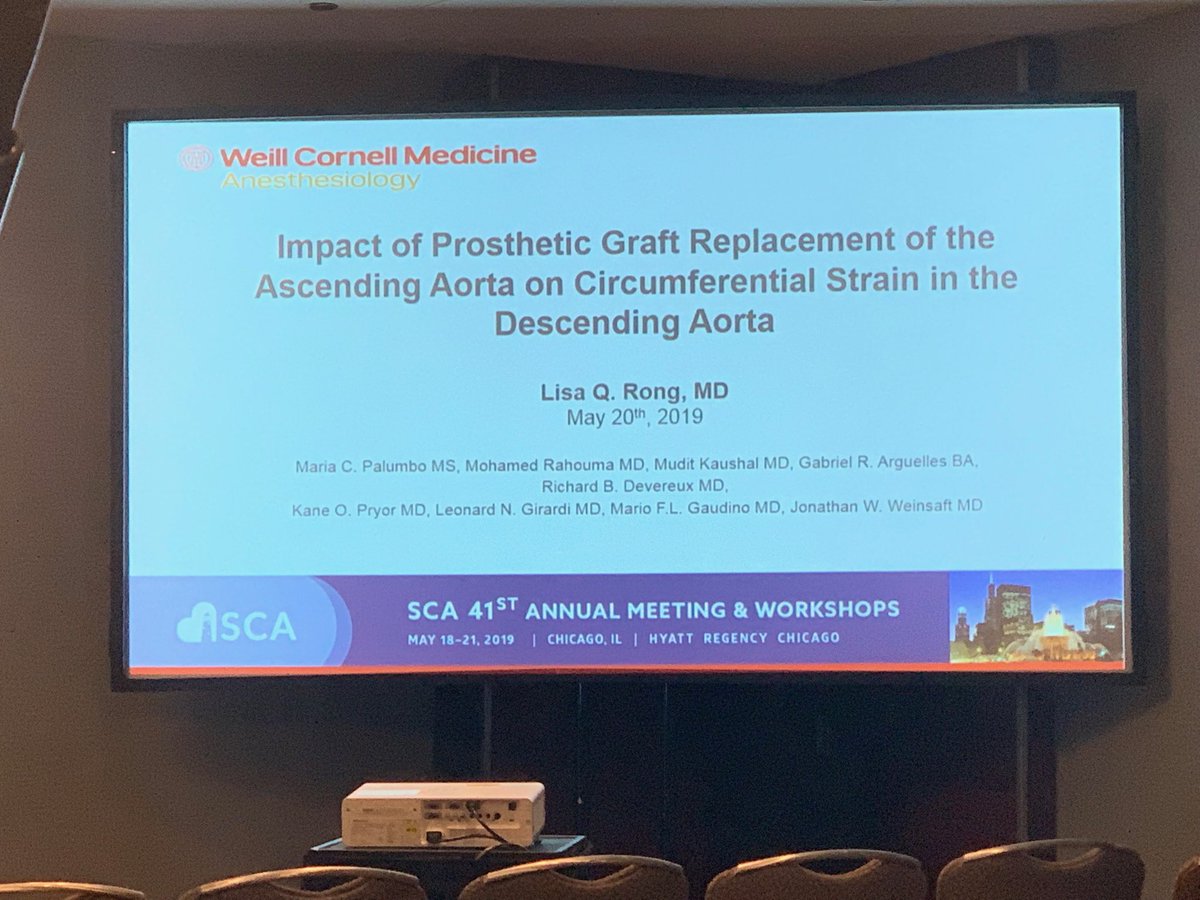 IvascuGirardiMD's tweet photo. #Proud of Dr. Lisa Rong presenting her work from ⁦@WCMAnesthesia⁩ #SCA2019 #bestofmeeting  ⁦@WeillCornell⁩ #WCMCTSurgery https://t.co/Bdhg6JYpeS