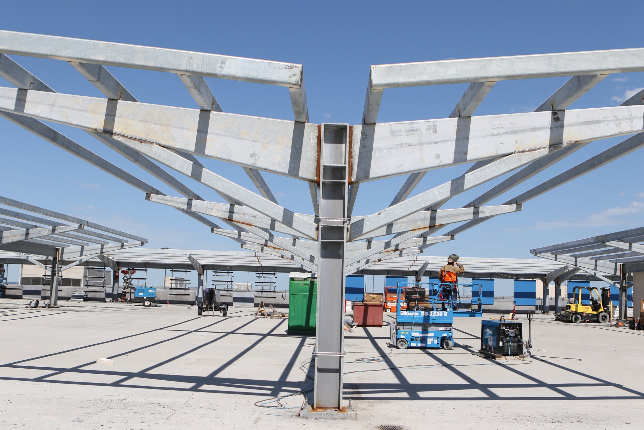 Austin-Bergstrom on Twitter: "Construction Update: Providing power & to