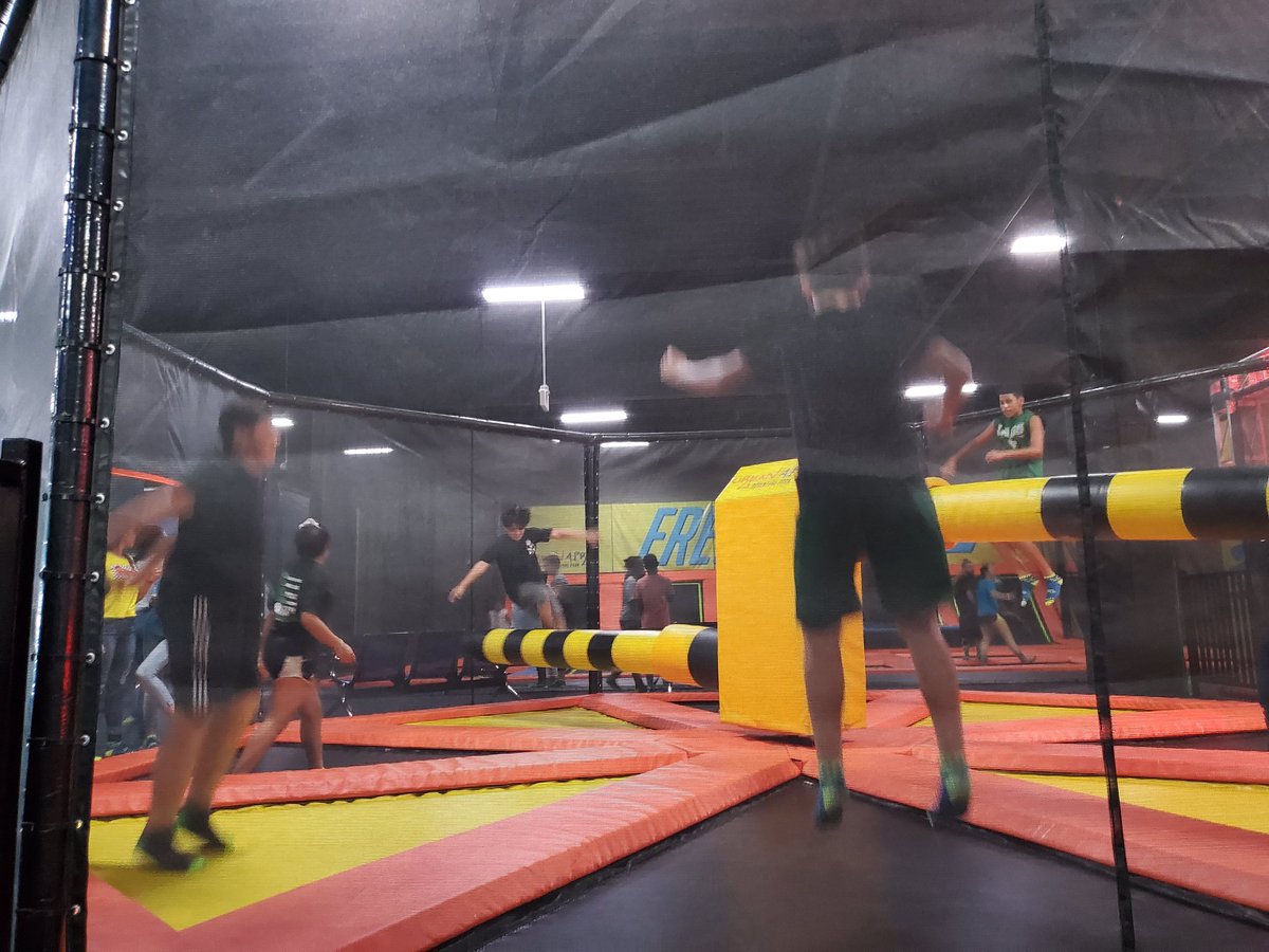 JagsJordan's tweet photo. Athletic field trip at UrbanAir!! Celebrating a great year with a great group of kids!! https://t.co/AWTo1eXq1H