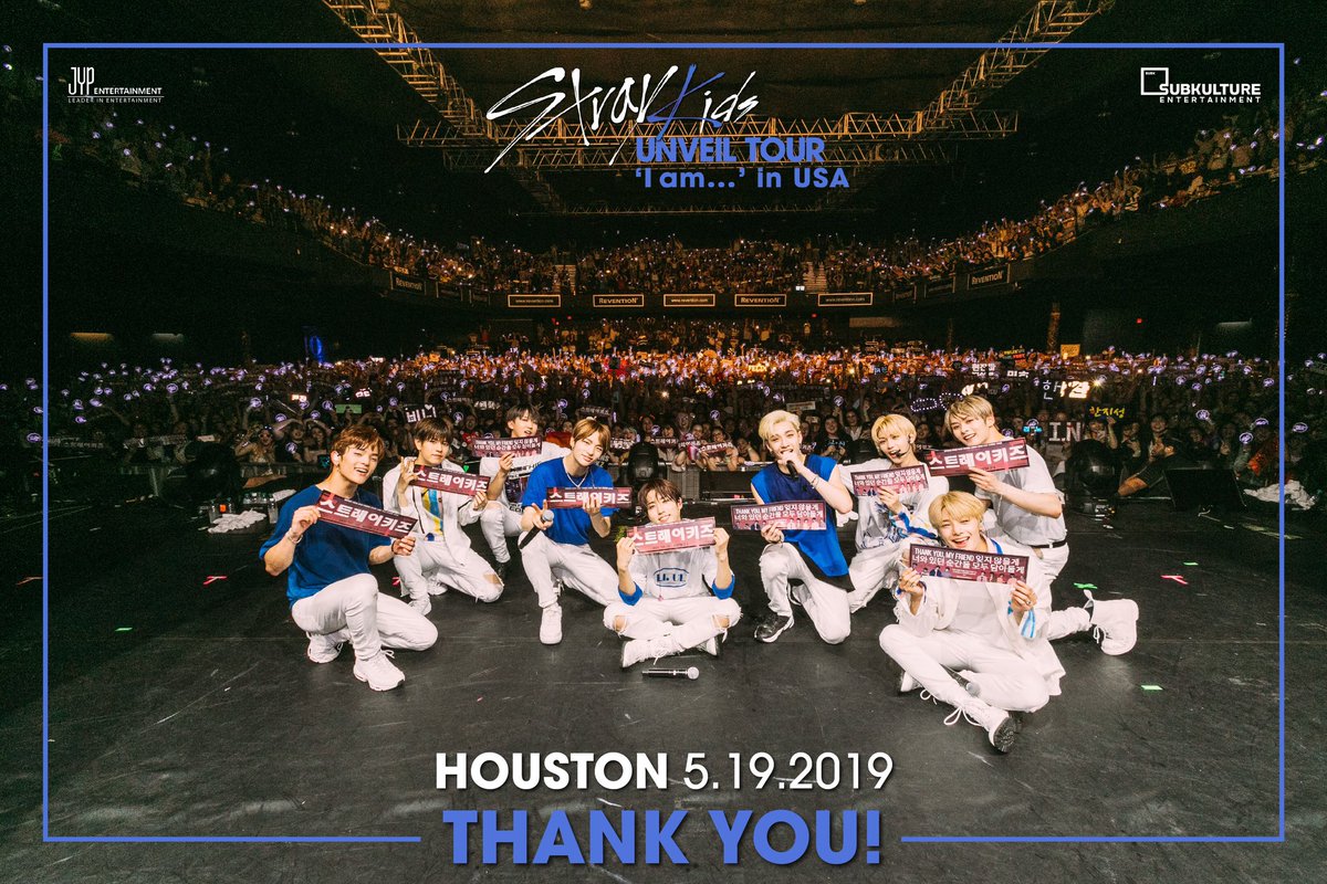 Houston, thank you for ending Stray Kids UNVEIL TOUR 'I am…' in