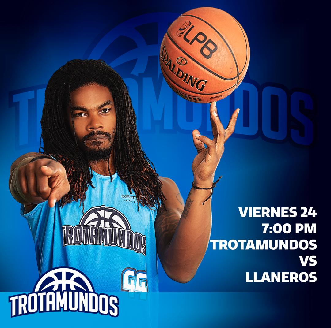 trotamundosbbc1's tweet photo. PRÓXIMA CITA PARA TODOS LOS TROTAMUNDEROS!

El próximo viernes recibiremos en casa a Llaneros de Guárico, en el camino por la #CopaLPB

Te invitamos a comparti con nosotros y a formar parte de la #NacionTrotamundera

#TrotamundosBBC #ExpresoAzul #SobreLosRieles https://t.co/z8Yz5cFSYl