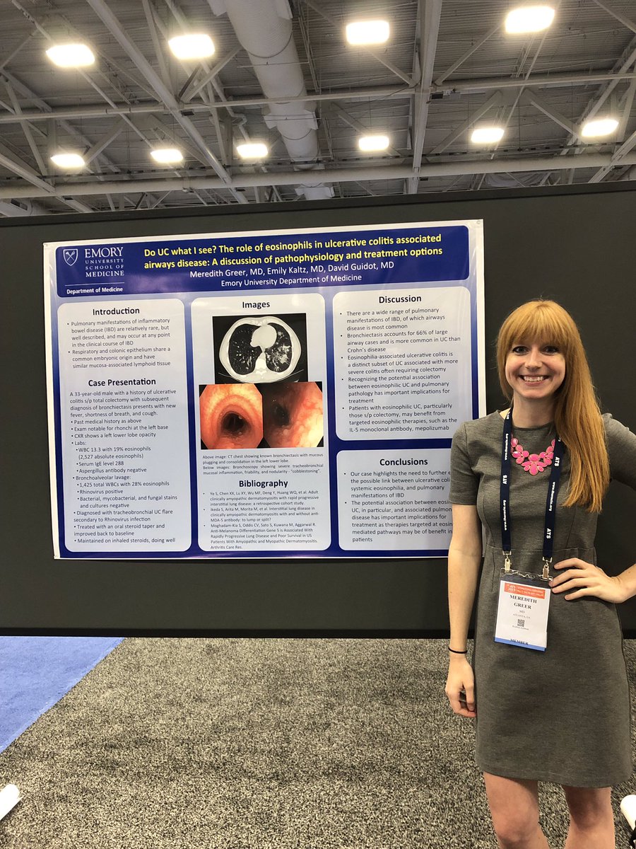 davidschulman's tweet photo. #EmoryPCCM fellows representing at #ATS2019. Looking good, team! https://t.co/OxcvxZMTFf