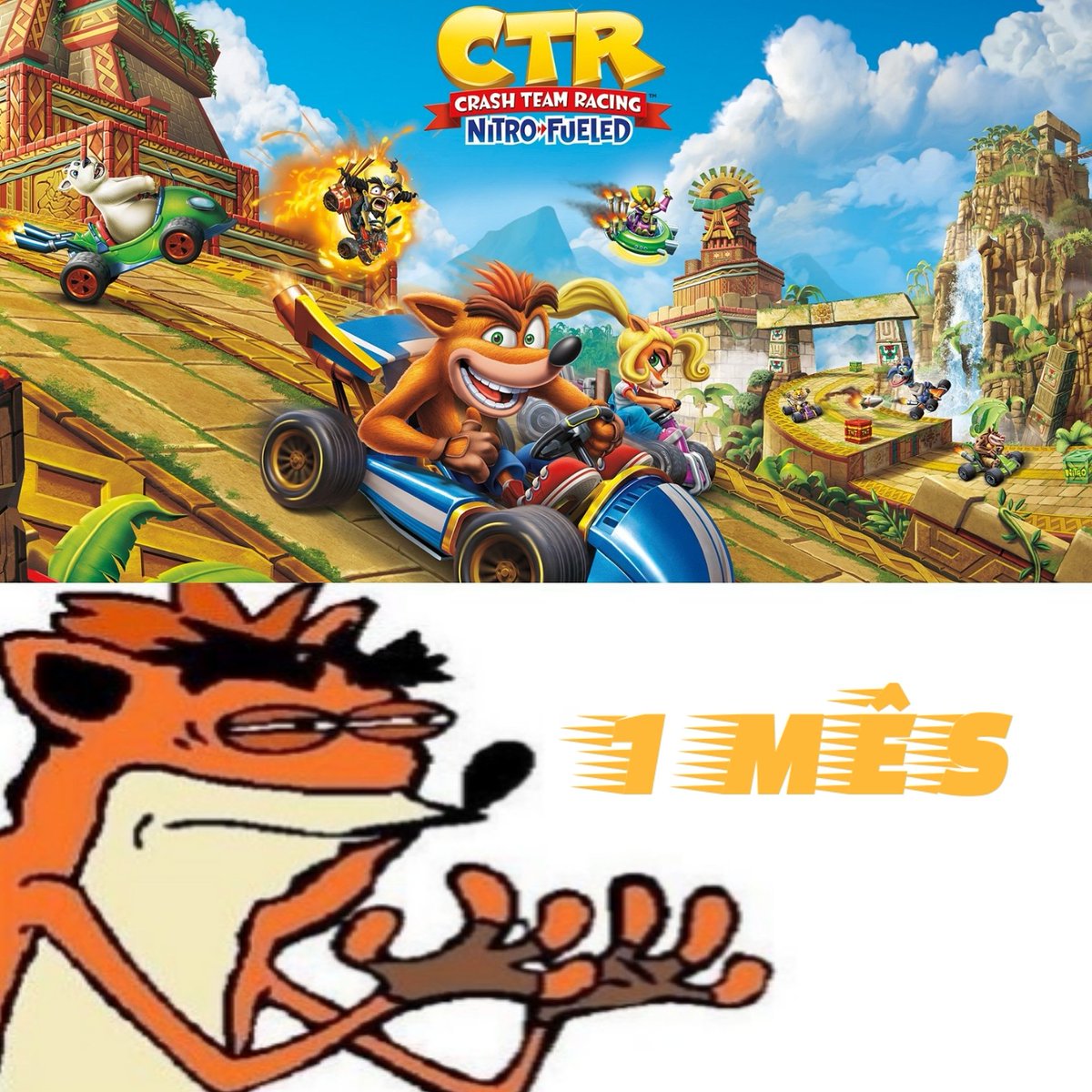 Rafael_Zatara's tweet photo. Não sei por quanto tempo poderei aguentar tanto emoção 21/06/2019 🧡
#amorprasempre #infância
#crashteamracing #crashteamracingnitrofueled #ctr #ctrnf #crashbandicoot #beenox #activision #videogame #playstation #gamer https://t.co/iJIwHuClk2