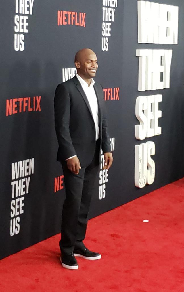 ASJ_Actor's tweet photo. @ava #WhenTheySeeUs #Netflix #apollotheater Honored to be part of such a raw, powerful, poignant story that resonates today in a climate that needs these voices. Catch it May 31st. Thank you @ava https://t.co/sKNofu5cgb