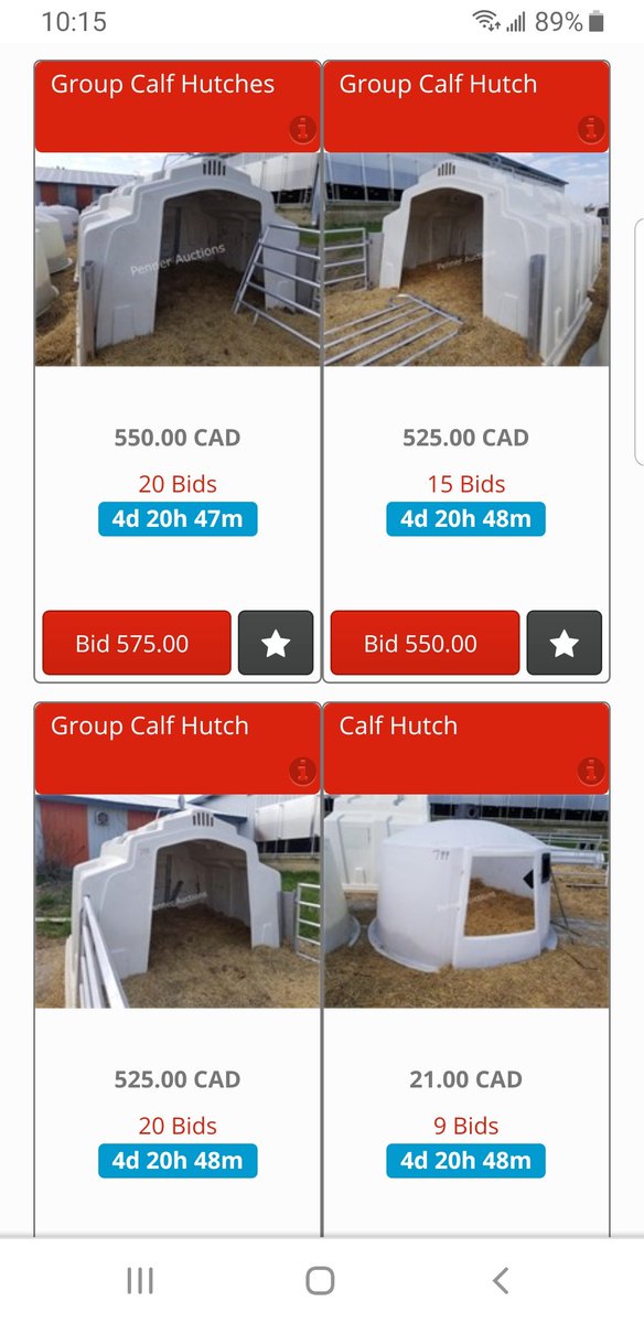 MarcdeKlein4's tweet photo. Check out my group and individual calf hutches. Some are almost new. Selling them thru Penner Auctions. Timed auction closes May 25. Starting with lot 438. Retweets appreciated. https://t.co/VpCf4CzR2N