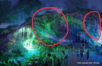 ディズニーシー ファンタジースプリングス攻略 魔法の水が流れる滝に隠れキャラも