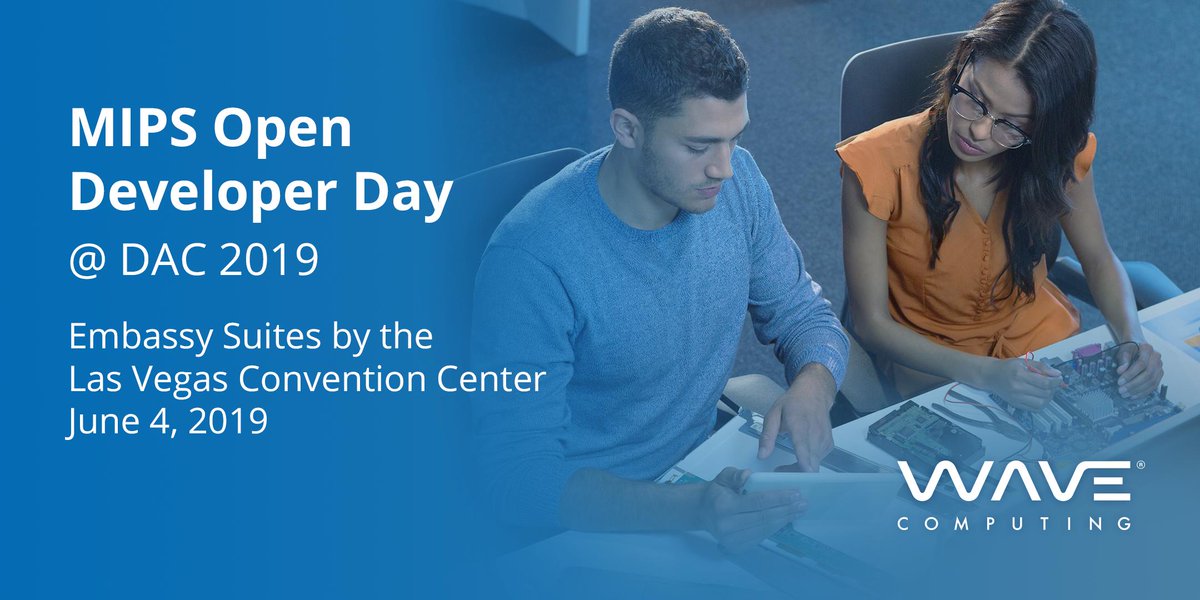 CALLING ALL DEVELOPERS! Jump start your SoC designs @ the inaugural MIPS Open Developer Day on June 4 @ DAC 2019 in Las Vegas, NV. The full day's agenda and link to register can be found here: bit.ly/2HqZBUp. Space is filling up fast, so reserve your spot today! 
#MIPS