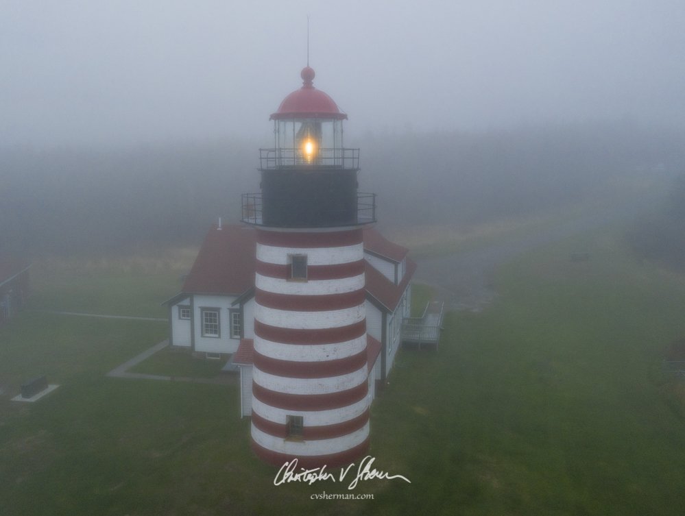 cvsherman's tweet photo. West Quoddy Head Lighthouse
#Quoddy, in #Maine, is the most eastern point of the continental #UnitedStates. It was a bit #foggy when I visited this afternoon. #drone #lighthouse #mainewx #fog #weather @spann
@StormHour @ThePhotoHour https://t.co/V8QK3ogqen