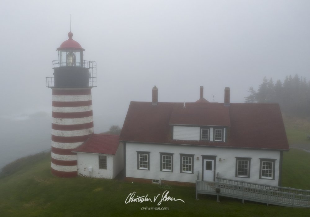 cvsherman's tweet photo. West Quoddy Head Lighthouse
#Quoddy, in #Maine, is the most eastern point of the continental #UnitedStates. It was a bit #foggy when I visited this afternoon. #drone #lighthouse #mainewx #fog #weather @spann
@StormHour @ThePhotoHour https://t.co/V8QK3ogqen