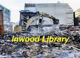 fitchic56522321's tweet photo. The Mayor has cut funding to libraries. Why demolish the Inwood Library, a sound structure, and pay (3-5 years) for a substandard interim facility. This plan is NOT fiscally sound or green! #SaveInwood https://t.co/aZuK8qRctK