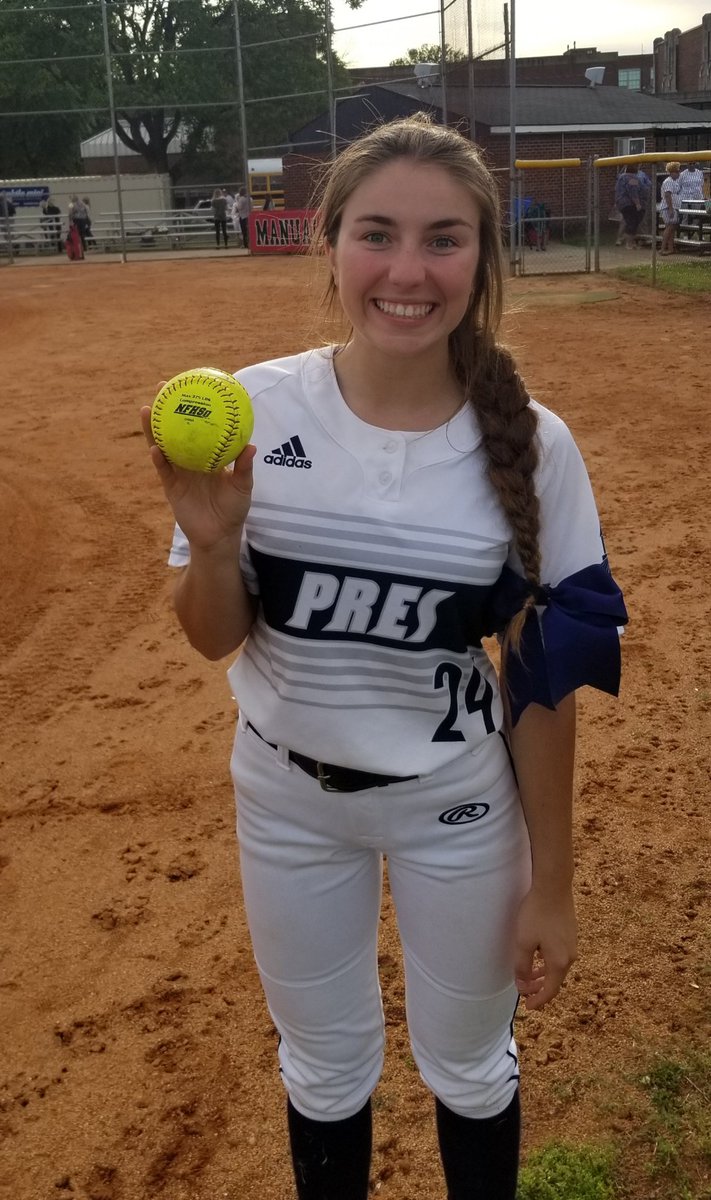 Pressoftball's tweet photo. Good team win tonight. Back at it tomorrow for District Championship vs Manual. Congrats @RelifordJenna for hitting her 2nd HR of the season!  #believe https://t.co/VVh4uQ7CyD