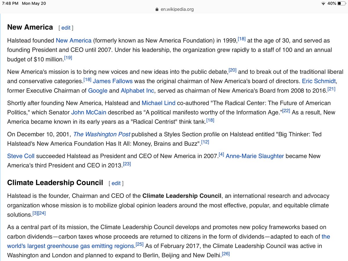 Ohhh, look who else loves Halstead:John McCain https://en.wikipedia.org/wiki/Ted_Halstead