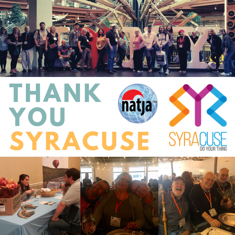 tweetNATJA's tweet photo. Thank you @VisitSyracuse for hosting such an amazing conference this year! We all had a fantastic time. #VisitSYR #SYRStories https://t.co/HnfrkXs1LN