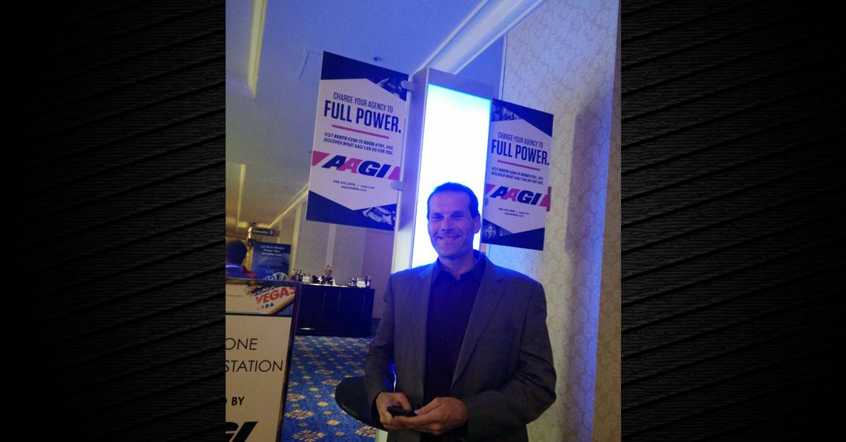 TeamAAGI's tweet photo. Low on power and no outlet in sight? AAGI has you covered! Stop by room #701 for a recharge on us. #teamaagi #AgentSummit19 https://t.co/tUxYkQMxOE
